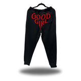 GOOD GIRL BACK BLACK JOGGER