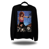 RED HEAD BIKER BABE LONG SLEEVE TEE