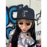 FU OZZY BLACK FLAT BILL HAT