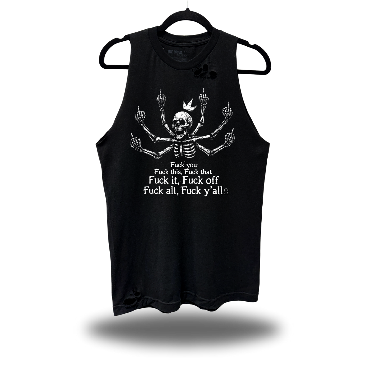 FU EVERYONE ROAD RASH TANK TOP – The Drive Clothing