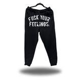 FUCK YOUR FEELINGS FRONT BLACK JOGGER