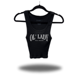 TILL DEATH RIB CROP TANK