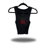 HEART BREAKER RIB CROP TANK