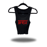 INDEPENDENT BITCH RIB CROP TANK