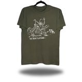 FU CATCH ME MILITARY GREEN CLASSIC TEE