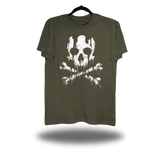 ACID SKULL MILITARY GREEN CLASSIC TEE