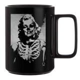 MARILYN SKELETON BLACK COFFEE MUG
