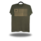BULLET FLAG SAND MILITARY GREEN CLASSIC TEE