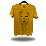 DRIPPY SKULL YELLOW CLASSIC TEE