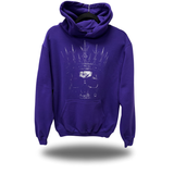 IRON SKULL PURPLE HOODIE