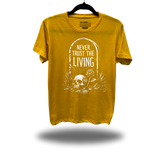NEVER TRUST YELLOW CLASSIC TEE