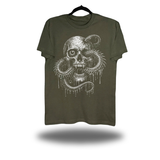 SNAKE BITE MILITARY GREEN CLASSIC TEE