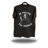 BE POLITE VINTAGE TEE *PEPPER*