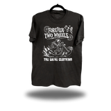 TWO WHEELS VINTAGE TEE *PEPPER*