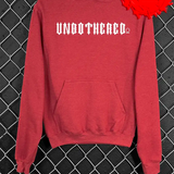 UNBOTHERED RED HOODIE