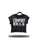 COMFORT KILLS MUSCLE CROP TOP