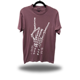 PUNK ROCKER HAND VINTAGE TEE *VINEYARD*