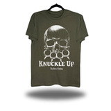 KNUCKLE UP MILITARY GREEN CLASSIC TEE