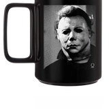 MICHAEL MYERS BLACK COFFEE MUG