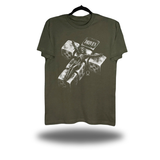 DICE CROSS MILITARY GREEN CLASSIC TEE