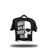 DRIVEN ASS ROAD RASH FRONT SLASH CROP TOP