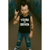 YOUNG AND DRIVEN ROAD RASH TANK TOP - YOUTH