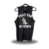PRAY FOR MY ENEMIES ROAD RASH BLACK TANK TOP