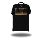 BULLET FLAG SAND BLACK CLASSIC TEE