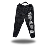 LONE WOLF BLACK CAMO JOGGER