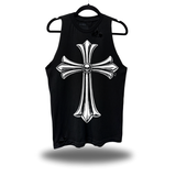 CHROME CROSS ROAD RASH TANK TOP
