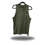 FULL THROTTLE ROAD RASH MILITARY GREEN TANK TOP