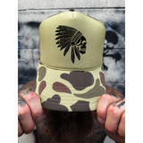 APACHE FOAM CURVED BILL SAND CAMO HAT