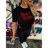 HEART BREAKER ROAD RASH HEART CROP TOP