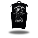 OVERWORKED CLASSIC MUSCLE TANK