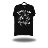 SMOKE 'EM BLACK CLASSIC TEE