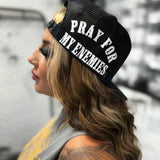 PRAY SIDE STYLE BLACK HAT