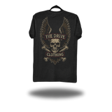 WINGS & CROSSBONES BLACK CLASSIC TEE