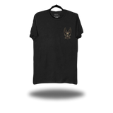 WINGS & CROSSBONES BLACK CLASSIC TEE