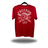 2 WHEELS RED CLASSIC TEE