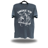 SMOKE 'EM VINTAGE TEE *BLUE JEAN*