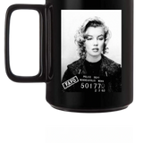 MARILYN BLACK COFFEE MUG