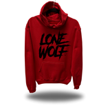 LONE WOLF RED HOODIE