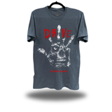 SKULL HAND VINTAGE TEE *BLUE JEAN*