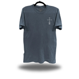 RIDE CROSS VINTAGE TEE *BLUE JEAN