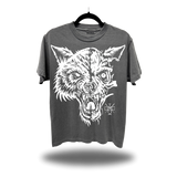 LONE WOLF FADED BLACK OVERSIZED TEE
