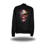 DISTORTED COLOR SKULL HOODIE