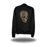 GOLD FILIGREE SKULL HOODIE