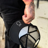 BLUE COLLAR FLAT BILL BLACK HAT