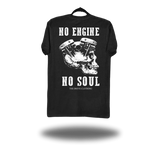 NO ENGINE NO SOUL BLACK CLASSIC TEE