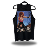 RED HEAD BIKER BABE ROAD RASH TANK TOP